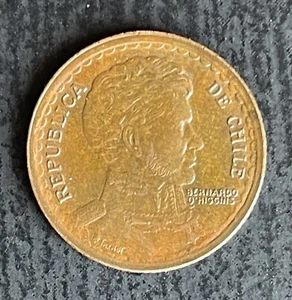 Chile Un Peso 1 Peso 1950 Copper JR9101 - Picture 1 of 4