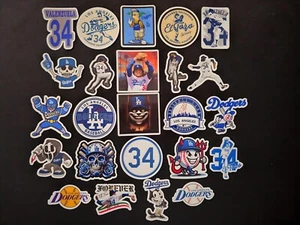 Fernando Valenzuela Sticker 34 Tribute LA Los Angeles Dodgers MLB Baseball Decal - Picture 1 of 25