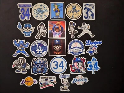 Fernando Valenzuela Vinyl Stickers 34 LA Los Angeles Dodgers MLB Baseball Graff