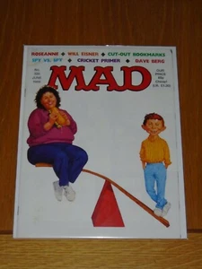 MAD MAGAZINE #326 EC THORPE AND PORTER BRITISH MAGAZINE ALFRED NEUMAN JUNE 1989 - Picture 1 of 1