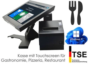 Till 15,6 " 15 3/8in Touchscreen Usb-C SSD Windows 11 Gastromomie Restaurant Tse - Picture 1 of 9