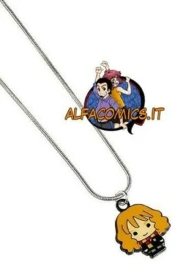 Harry Potter Collana Placcata Argento Hermione Granger  100% Original - Immagine 1 di 2