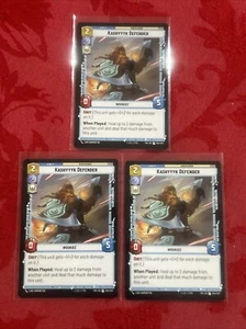 3x Star Wars Unlimited - Kashyyyk Defender - Twilight of the Republic - x3 - Picture 1 of 6
