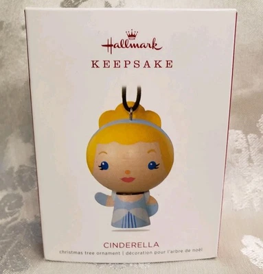 Hallmark 纪念灰姑娘木质圣诞装饰品 迪士尼 Jake Angel 2018 著 — 第 1/4 张图片