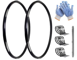 Wheelchair Tires 24”x1”,Wheelchair Rear Wheel Replacement Tire, Universal Fla... - Picture 1 of 3