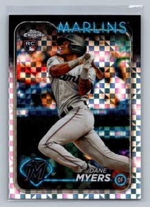 2024 Topps Chrome #46 Dane Myers X-Fractor Rookie - Picture 1 of 2