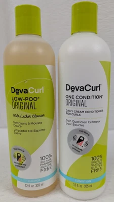 DevaCurl - Low-Poo Original and One Condition Original Set - 12 oz ea - Image 1 of 4