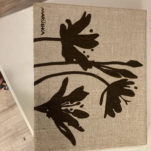 Marushka Silkscreen Canvas Print Flowers Nature Vintage 70’s Small 8”x10” - Picture 1 of 12