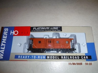 WALTHERS HO MILWAUKEE ROAD RIB SIDE CABOOSE #01876 (WITH HERALD) BRAND NEW! - Image 1 of 4