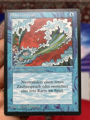 German FBB • Blue Elemental Blast • Pack Fresh • Mtg (1771) - Image 1 of 3