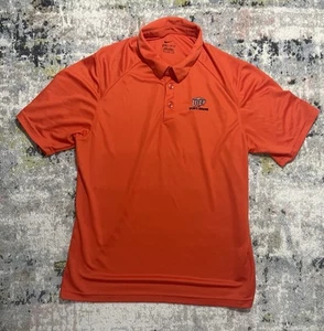 Nike Dri FIt Polo Orange UTEP Miners Shirt Sports Medicine Mens Size Medium - Picture 1 of 6