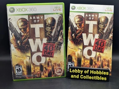 Army of Two: The 40th Day (Microsoft Xbox 360 ) CIB - Mint Disc - Pristine  - Image 1 of 4