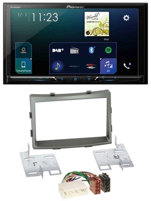 Pioneer MP3 Bluetooth USB 2DIN DAB Autoradio für SSangYong Rodius ab 2013 - Bild 1 von 4
