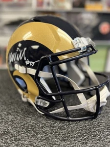 Kyren Williams Autographed Rams 1981-99 Throwback Full Size Speed Helmet Beckett - Picture 1 of 7