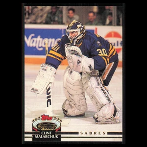 Clint Malarchuk #186 1992 Stadium Club Buffalo Sabres Hockey Card NHL NM - Picture 1 of 3