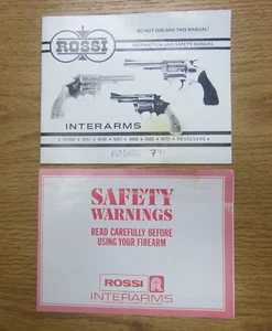 Rossi Revolver Owners Manual 971 65 44 - Bild 1 von 1