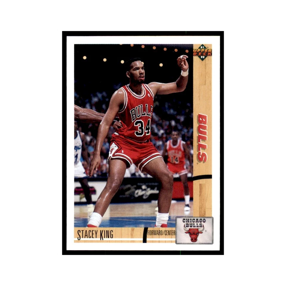 1991 Upper Deck Stacey King Basketball Cards #182 - Image 1 of 3