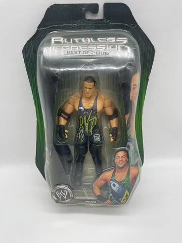 WWE Jakks RVD Rob Van Dam Ruthless Aggression Best Of 2006 Series 21 Damaged Cover