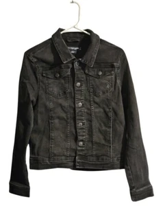 U.S. Polo Assn. Black Denim Jacket, Size XL (14/16) Kids Jean Jacket - Picture 1 of 3