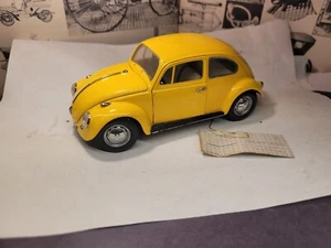 Franklin Mint 1967 Volkswagen Beetle VW BUG Yellow Diecast Car 1992 - Picture 1 of 4
