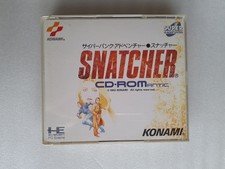 Snatcher PC Engine Super CD-Rom2 Konami Japan Import Tested