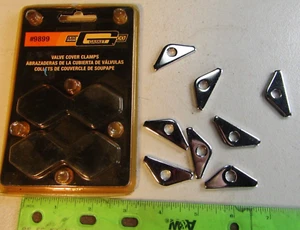 Mr. Gasket 9899 Chrome Valve Cover Clamps - Set Of 8 Pcs NOS Cool Vintage - Picture 1 of 1