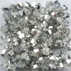Perles de cristal multicolores bicone Autriche - perles de verre perles d'espacement lâches 100 pièces