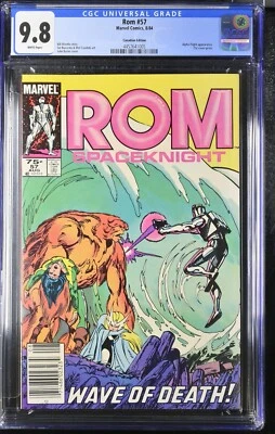 ROM #57 (1984 MARVEL) CGC 9.8 Price Variant Newsstand WHITE P ALPHA FLIGHT App! - Image 1 of 4