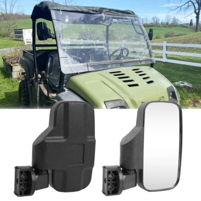 Espejos retrovisores laterales UTV 2 piezas 1,75" y 2" para Yamaha Rhino 450 YXR450FA 660 700 Foto 1 de 4