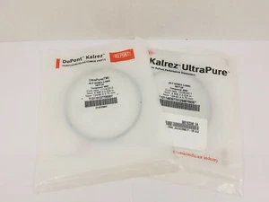 (2) DuPont Kalrez UltraPure K# P125 JIS P O-Ring Compound 8900 (124.60 x 5.70mm) - Picture 1 of 6