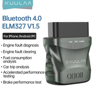 For IOS KUULAA ELM327 V1.5 OBD2 Scanner Bluetooth Car Diagnostic Tool 4.0 - Picture 1 of 6