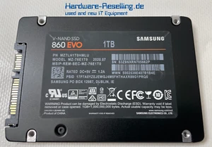 Samsung 860 EVO 1TB 2,5" SATA III 6G V-NAND SSD MZ-76E1T0 MZ7LH1T0HMLU - Bild 1 von 1