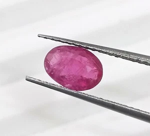 GSI Certified 0.87ct Natural Unheated Mozambique Red Ruby Loose Gemstone - Picture 1 of 7