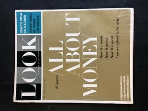Look Magazine February 14 1961 All About Money - Picture 1 of 2