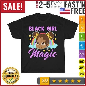 Black Girl Magic African American Melanin Kids Toddler T Shirt Men Women - Picture 1 of 9