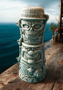 Disney Disneyland Trader Sams Haunted Mansion Hitchhiking Ghosts Tiki Mug 2nd Ed - Picture 1 of 3