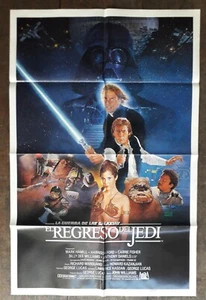RETURN OF THE JEDI, Original 1 Blatt Poster, USA Print in Spanisch #234 - Bild 1 von 3