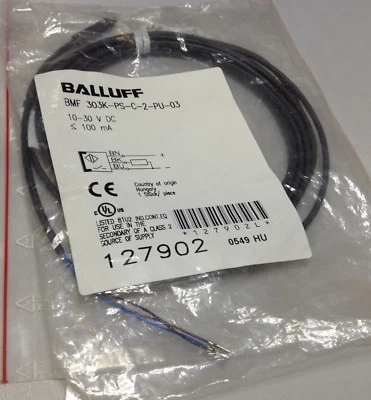 BALLUFF 127902 Magnetfeld Sensor BMF 303K-PS-C-2-PU-03 NEU