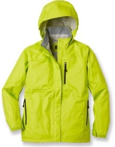 Mädchen REI Regen Mantel Jacke Windbreaker Größe 10 - 12 neongrünlich gelb - Bild 1 von 8