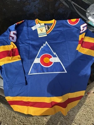 Camiseta Mitchell & Ness Colorado Rockies Ramage RARA Avalanche NHL *NUEVA CON ETIQUETAS* Foto 1 de 3