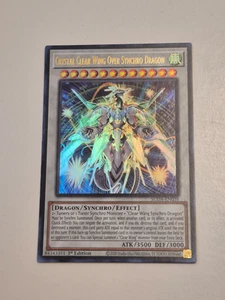 Yu-Gi-Oh! Crystal Clear Wing Over Synchro Dragon SUDA-EN039 - Ultra Rare - NM - Picture 1 of 3