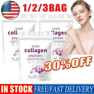 1-3X Multi Collagen Peptides Powder-Hydrolyzed Protein Peptides - Picture 1 of 5