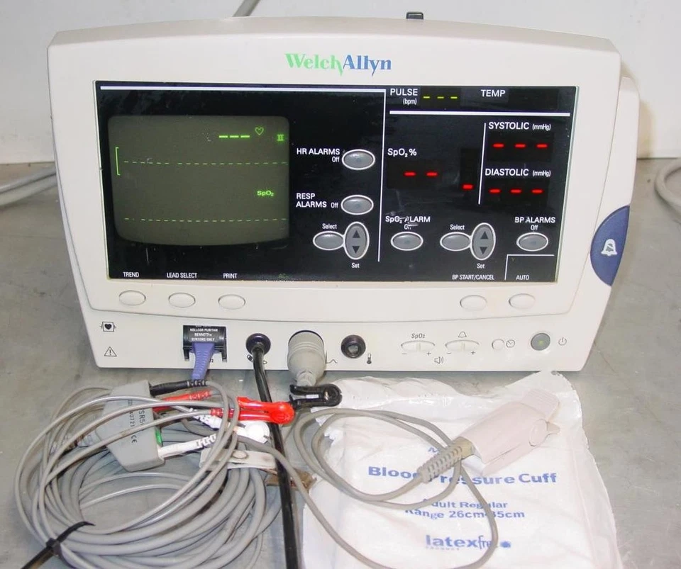 MONITOR DE SIGNOS VITALES SERIE WELCH ALLYN 6200 NUEVO EN CAJA SpO2 ekg Foto 1 de 1