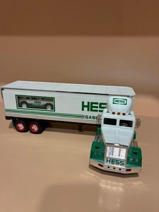 Camion giocattolo Hess 1992 18 ruote e racer plastica sigillato - Foto 1 di 12