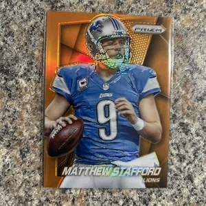 2014 Panini Prizm Orange Prizm #171 Matthew Stafford Lions - Picture 1 of 2
