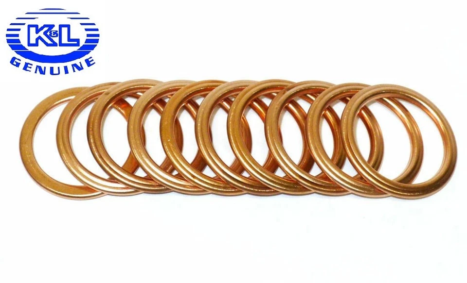 KAWASAKI KZ900 76-77 КОМПЛЕКТ ПРОКЛАДОК ВЫХЛОПНОЙ ТРУБЫ 10PK KZ1000 ПОЛИЦИЯ КЛАССИЧЕСКАЯ КОПИЯ - Изображение 1 из 4