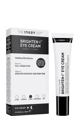 The INKEY List Brighten-i Eye Cream 15ml | Dark Circles & Puffiness Care - Image 1 of 4