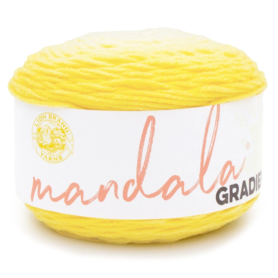 Lion Brand Mandala Gradient Yarn-Yellow - 3 Pack - Image 1 of 1