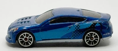 Hot Wheels Hyundai Genesis Coupe 2010 Blue Die-Cast Malaysia - Image 1 of 4