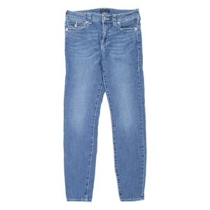 Pantalones de mezclilla para mujer True Religion Jennie Curvy azules ajustados lavados a la piedra W28 L28 - Imagen 1 de 6